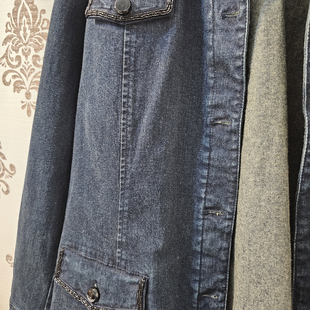 Coldwater Creek Indigo Jean Jacket - Picture 6 of 8